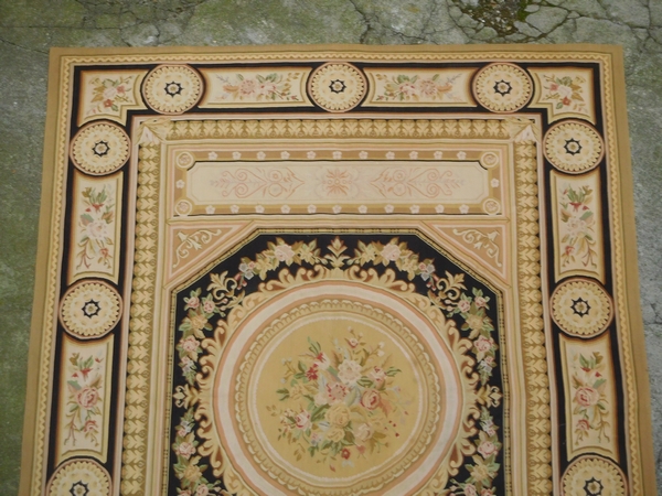 Neo classical style Aubusson carpet, late 19th century - 380cm x 270cm