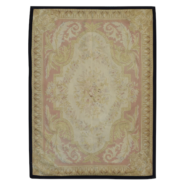 Tapis d'Aubusson de style Louis XVI, époque Napoléon III - 254cm x 171cm