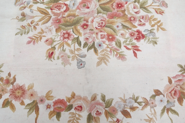 Louis XVI style Aubusson carpet, 19th century - Napoleon III production 415cm x 292cm