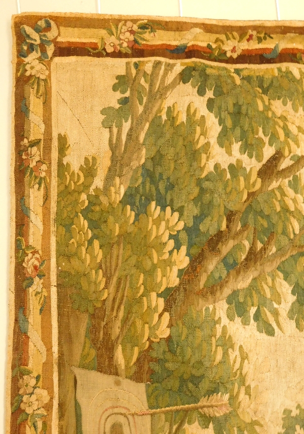 Aubusson tapestry, 18th Century, wool and silk : games in the park, Louis XVI period 160cm x 200cm