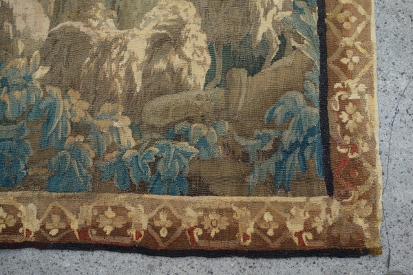 Louis XV Aubusson tapestry - 18th century : pastoral scene - 257cm x 172cm