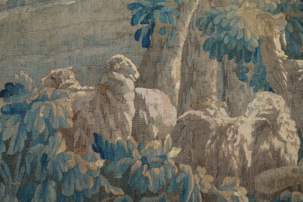 Louis XV Aubusson tapestry - 18th century : pastoral scene - 257cm x 172cm