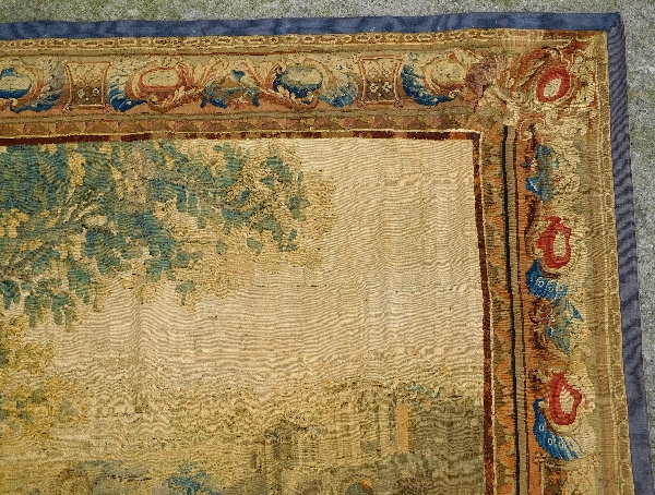 Aubusson polychrome wool & silk tapestry, France, mid 18th century 188 x 237cm