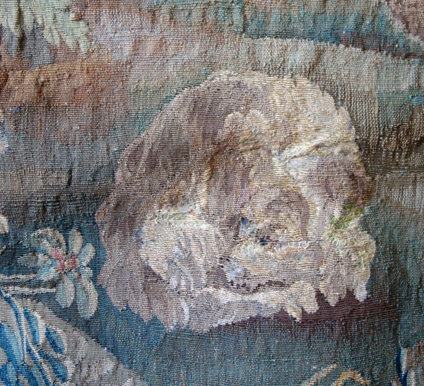 Aubusson tapestry, Louis XV period - 18th century : pastoral scene - 258cm x 201cm