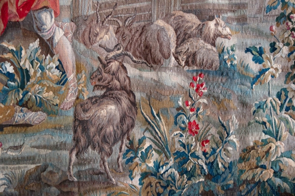 Polychromatic Aubusson tapestry, mid 18th century - 248cm x 256cm