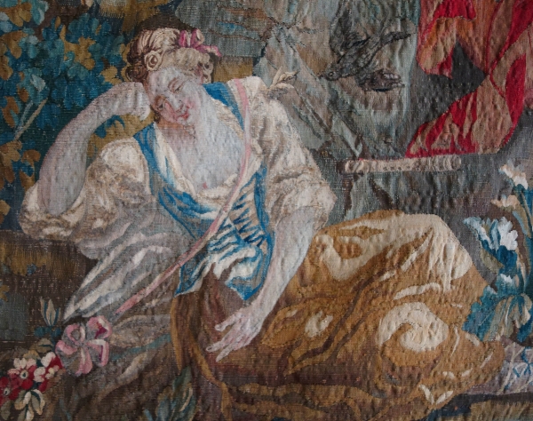 Polychromatic Aubusson tapestry, mid 18th century - 248cm x 256cm