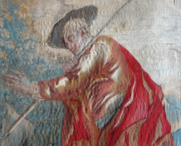 Polychromatic Aubusson tapestry, mid 18th century - 248cm x 256cm