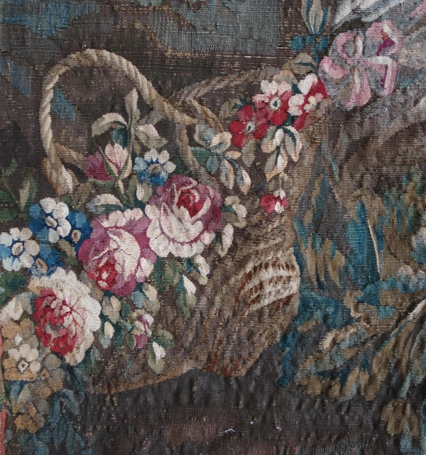 Polychromatic Aubusson tapestry, mid 18th century - 248cm x 256cm
