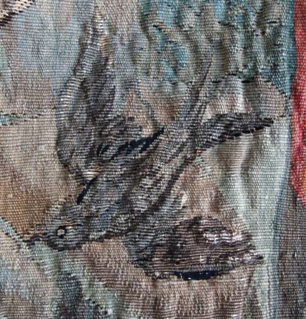 Polychromatic Aubusson tapestry, mid 18th century - 248cm x 256cm