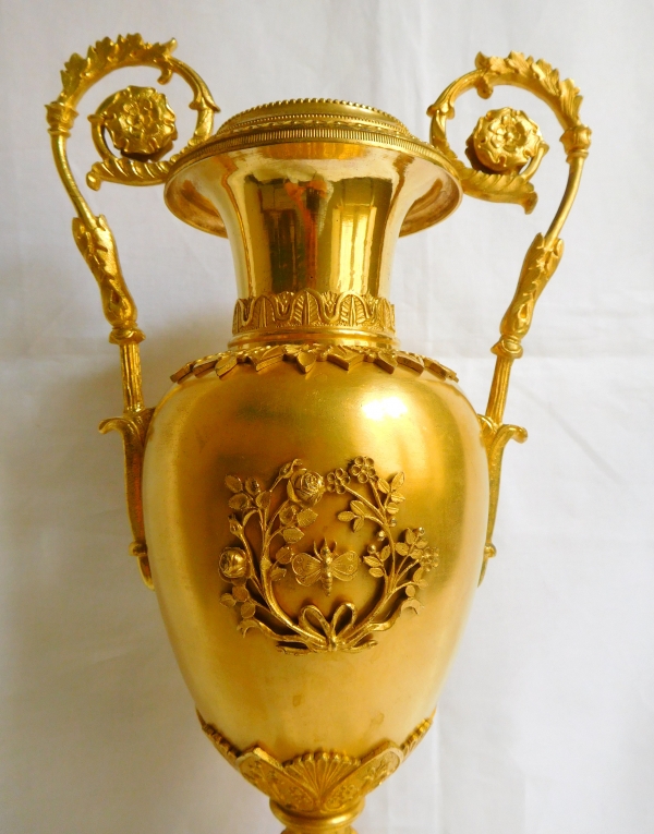 Tall Empire ormolu ornamental vase, early 19th century circa 1820