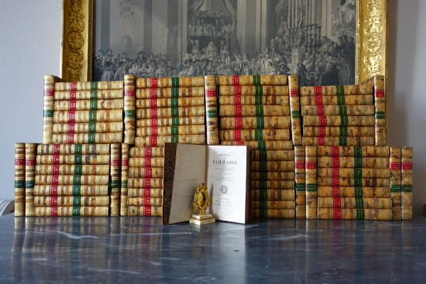 Voltaire complete work - 70 volumes - 1834