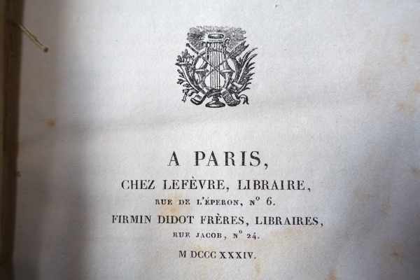 Les oeuvres vomplètes de Voltaire en 70 volumes - belle reliure plein cuir - 1834 - par Firmin Didot