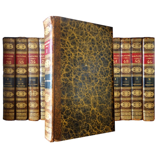 Voltaire complete work - 75 volumes - 1828