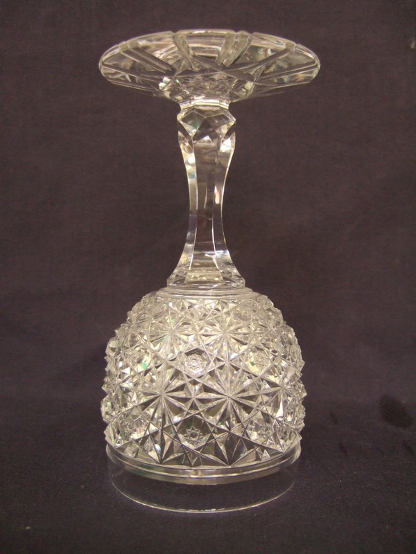 6 Baccarat crystal glasses, late 19th century