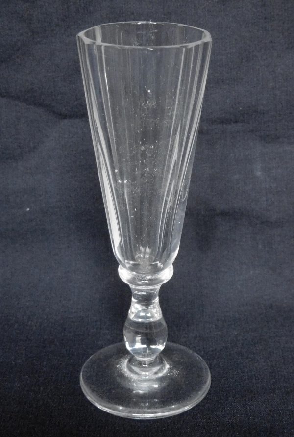 6 liquor glasses, 19th century Baccarat production