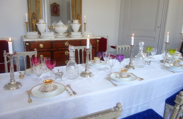 6 verres à vin du Rhin en cristal de Baccarat overlay, modèle Epron