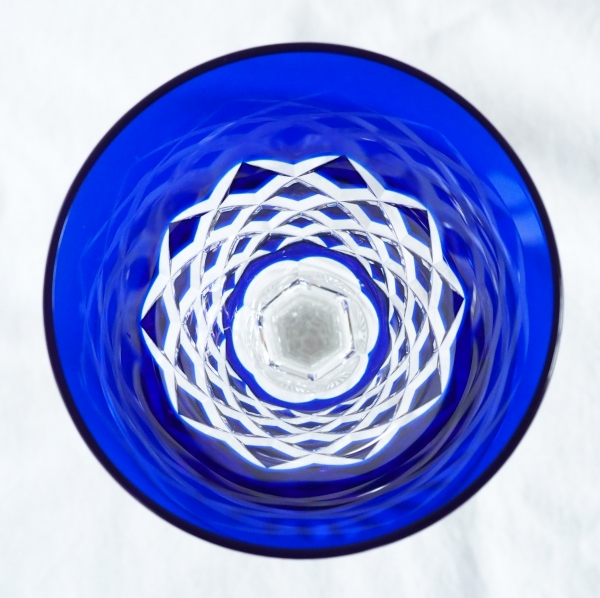 Set of 6 Baccarat crystal hock glasses, Burgos pattern - 19.5cm