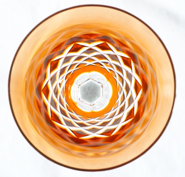 Set of 6 Baccarat crystal hock glasses, Burgos pattern - 19.5cm