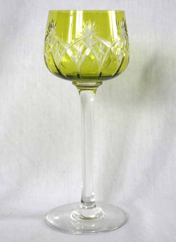 6 verres à vin du Rhin Roemers en cristal de Baccarat - forme 8738 taille 9254
