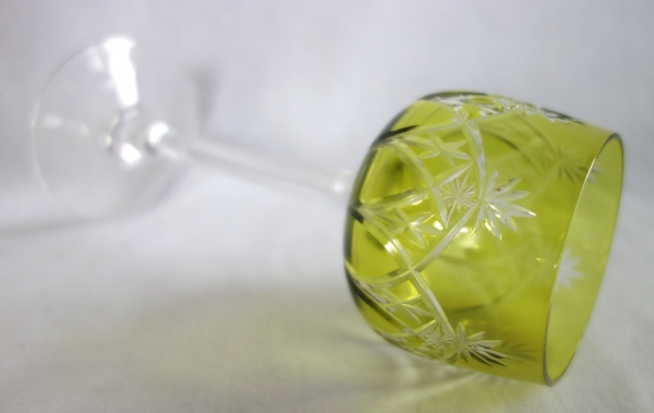 6 verres à vin du Rhin Roemers en cristal de Baccarat - forme 8738 taille 9254