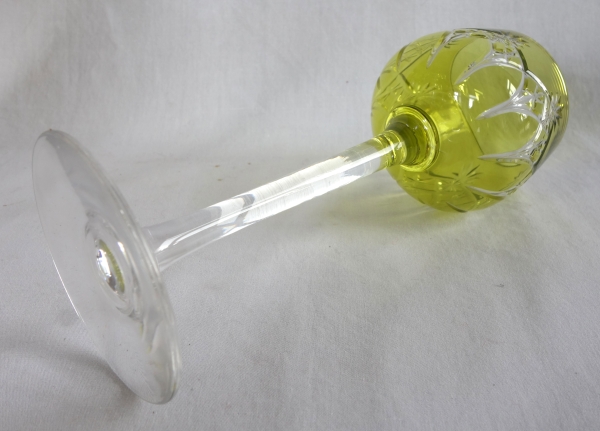 6 verres à vin du Rhin Roemers en cristal de Baccarat - forme 8738 taille 9254
