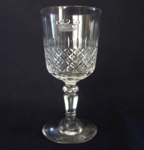 Baccarat crystal port set, crown of baron - 8 pieces