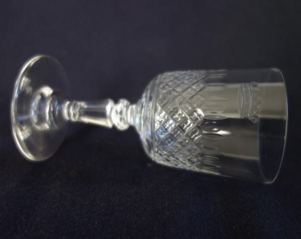 Baccarat crystal port set, crown of baron - 8 pieces