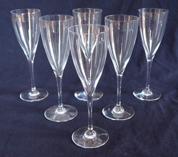 Petite fûte à champagne en cristal de Baccarat, modèle Dom Perignon - 16,9cm - signée