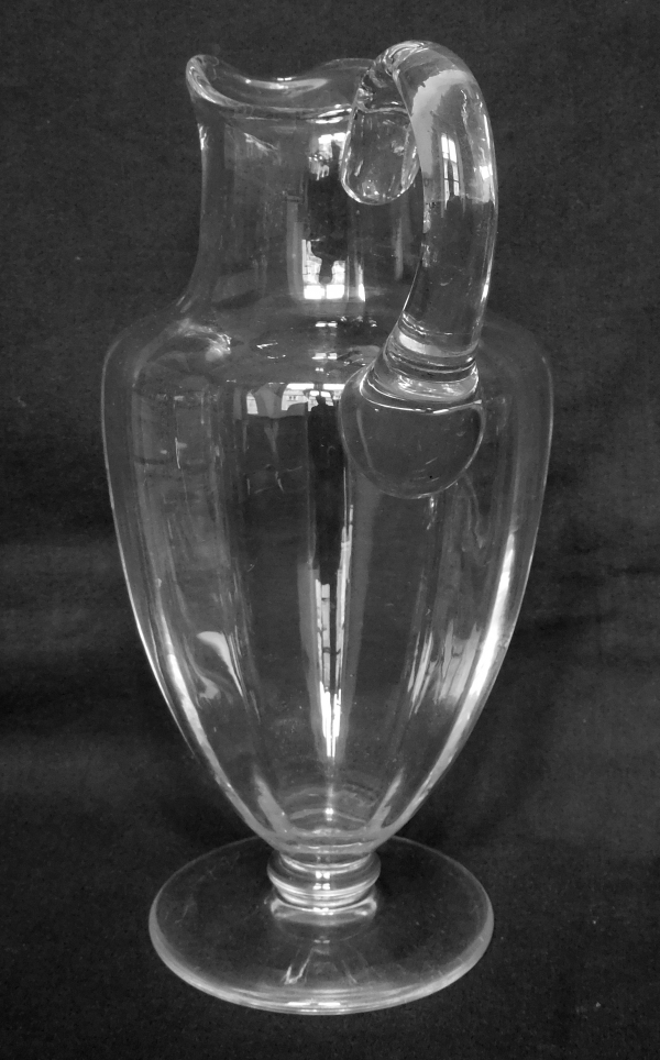 Baccarat crystal water pitcher, Montaigne pattern