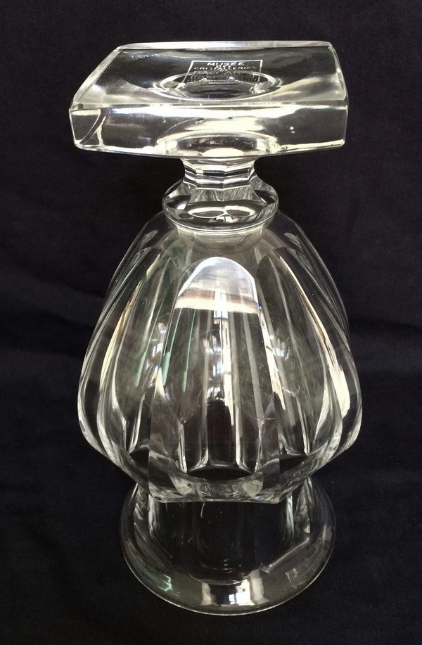 Baccarat crystal vase, Medicis shape, Malmaison pattern - signed