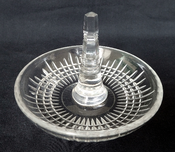 Baccarat crystal ring holder, Nancy pattern