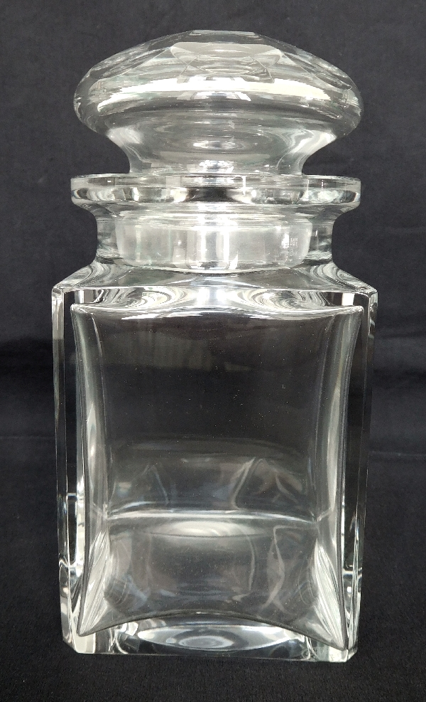 Boîte à thé en cristal de Baccarat - signée