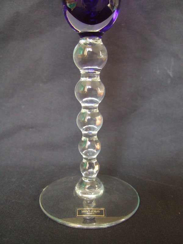 St Louis crystal champagne flute, Bubbles pattern