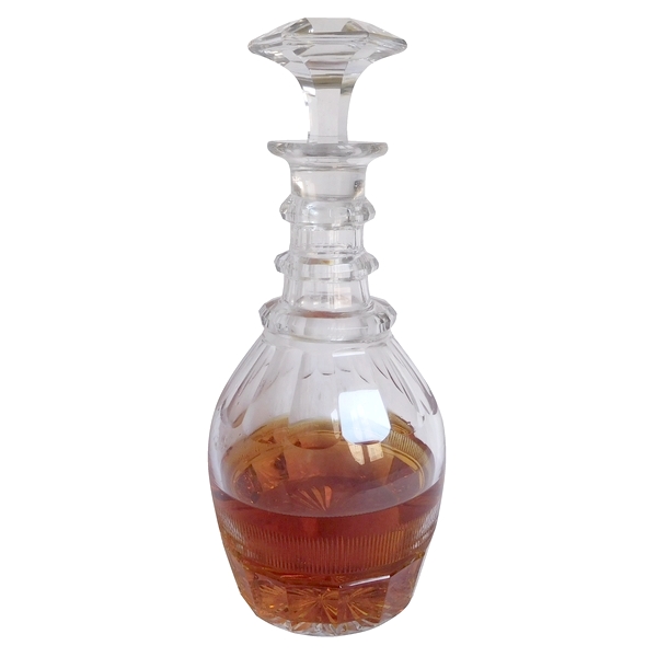 Carafe à cognac / carafe à whisky en cristal de Baccarat