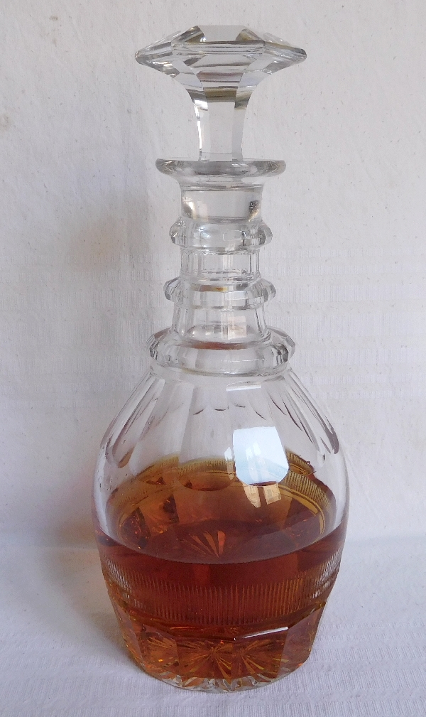 Carafe à cognac / carafe à whisky en cristal de Baccarat