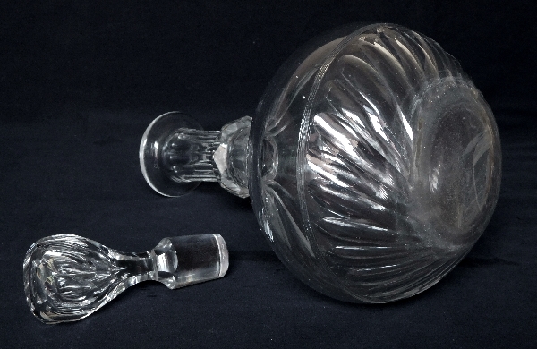 Baccarat crystal wine decanter, Napoleon III production