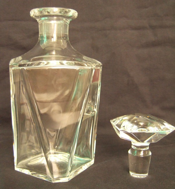 Baccarat crystal cognac or brandy decanter, Cordon Bleu pour J & F Martell, signed