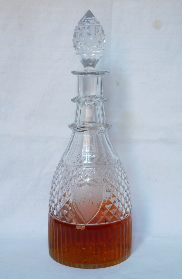 Le Creusot : Empire wine decanter / whisky bottle circa 1810 - 1820