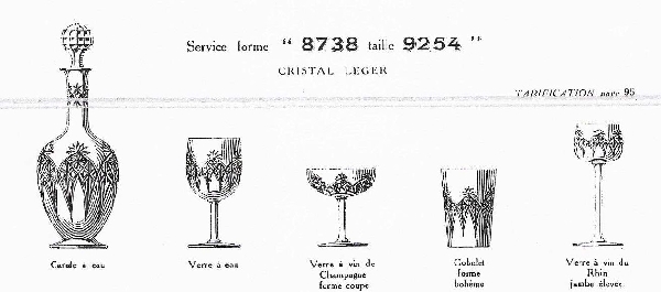 Carafe à liqueur en cristal de Baccarat taillé, fin XIXe / début XXe