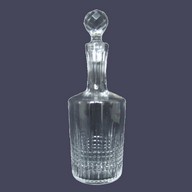 Baccarat crystal liquor decanter, Nancy pattern