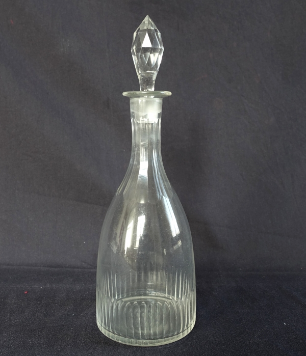 Le Creusot / Baccarat crystal wine decanter - 19th century circa 1840