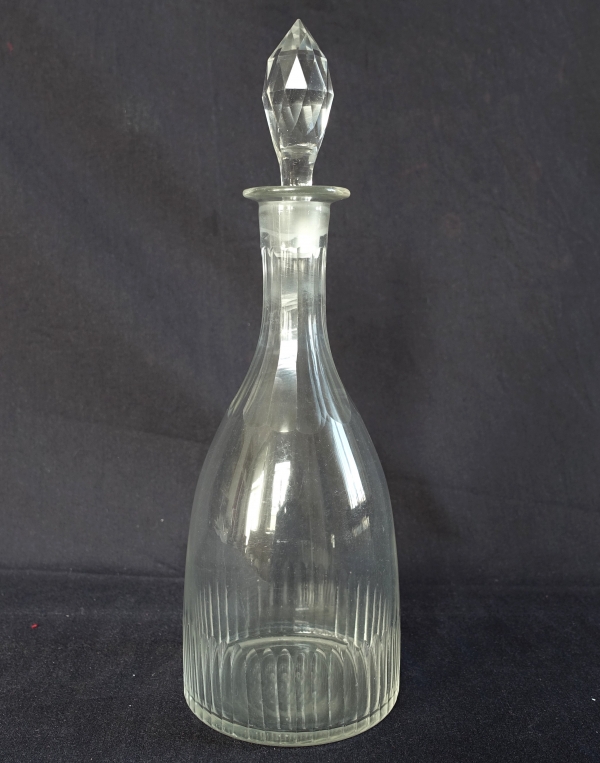 Le Creusot / Baccarat crystal wine decanter - 19th century circa 1840