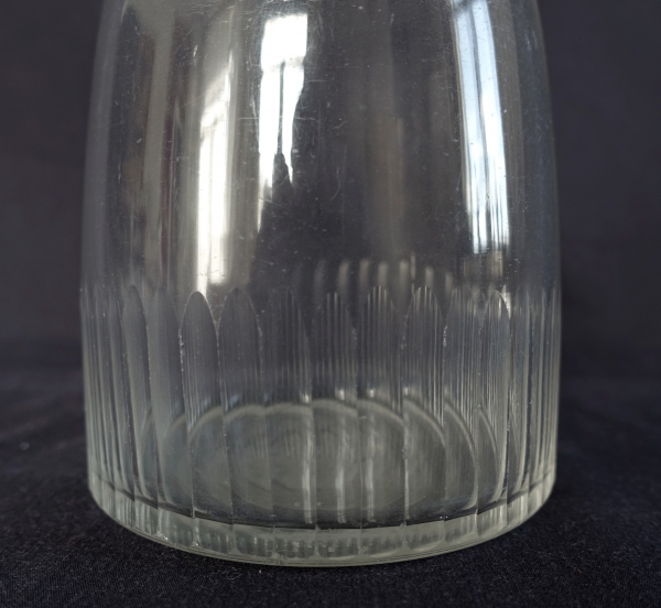 Le Creusot / Baccarat crystal wine decanter - 19th century circa 1840