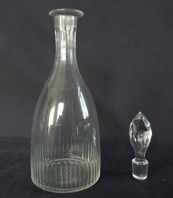 Le Creusot / Baccarat crystal wine decanter - 19th century circa 1840