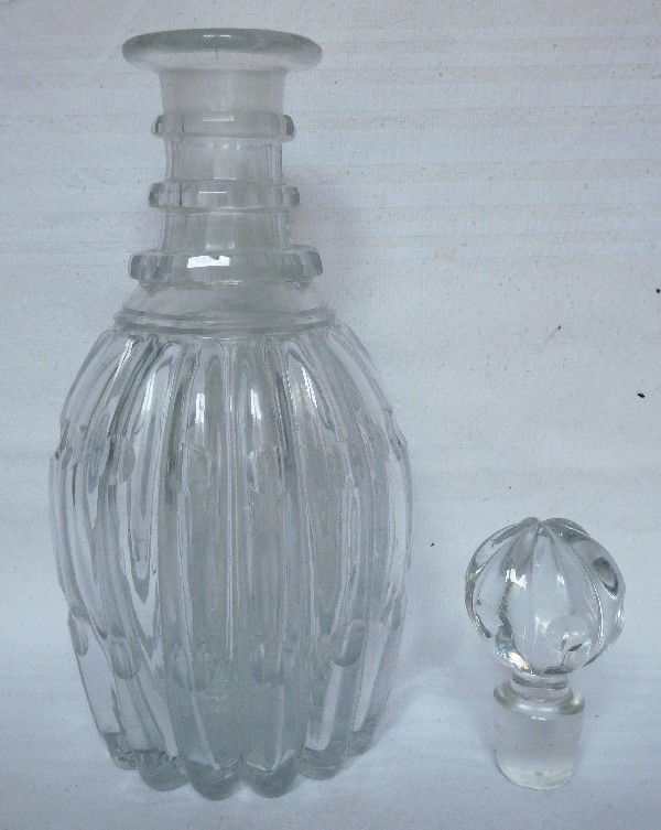 Baccarat - Le Creusot antique wine whisky or brandy decanter - Circa 1830