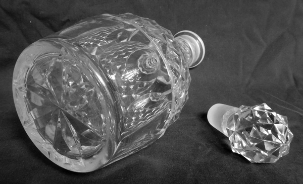 Le Creusot crystal whisky decanter / wine decanter, early 19th century circa 1820