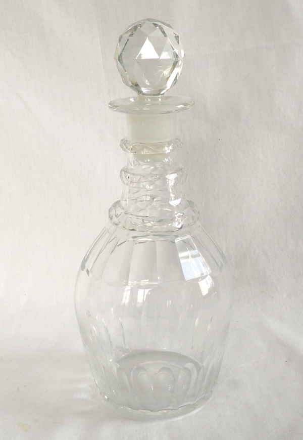 Le Creusot crystal whisky bottle - 19th century circa 1830 - 1840