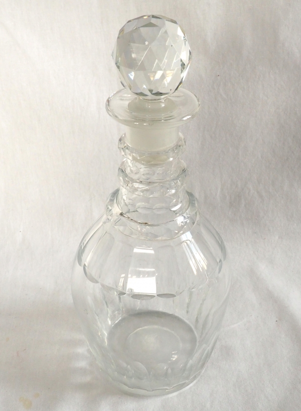 Le Creusot crystal whisky bottle - 19th century circa 1830 - 1840
