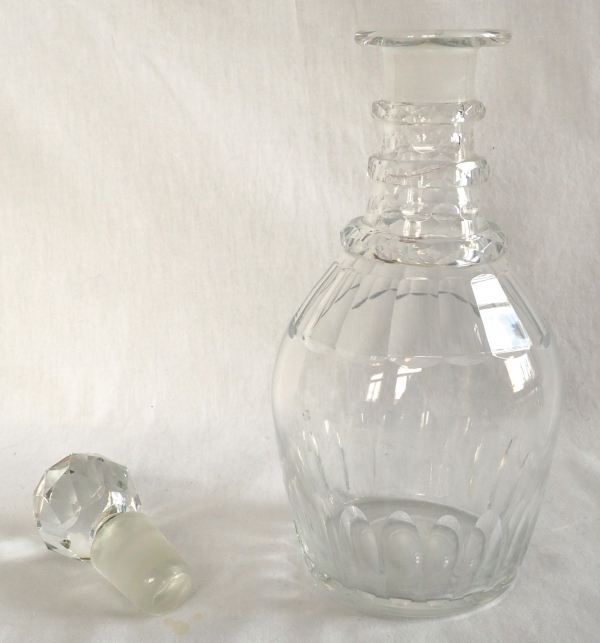 Le Creusot crystal whisky bottle - 19th century circa 1830 - 1840