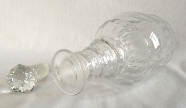 Le Creusot crystal whisky bottle - 19th century circa 1830 - 1840
